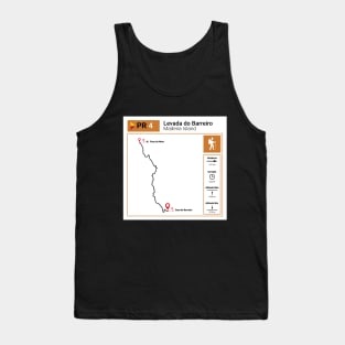 Madeira Island PR4 LEVADA DO BARREIRO trail map Tank Top